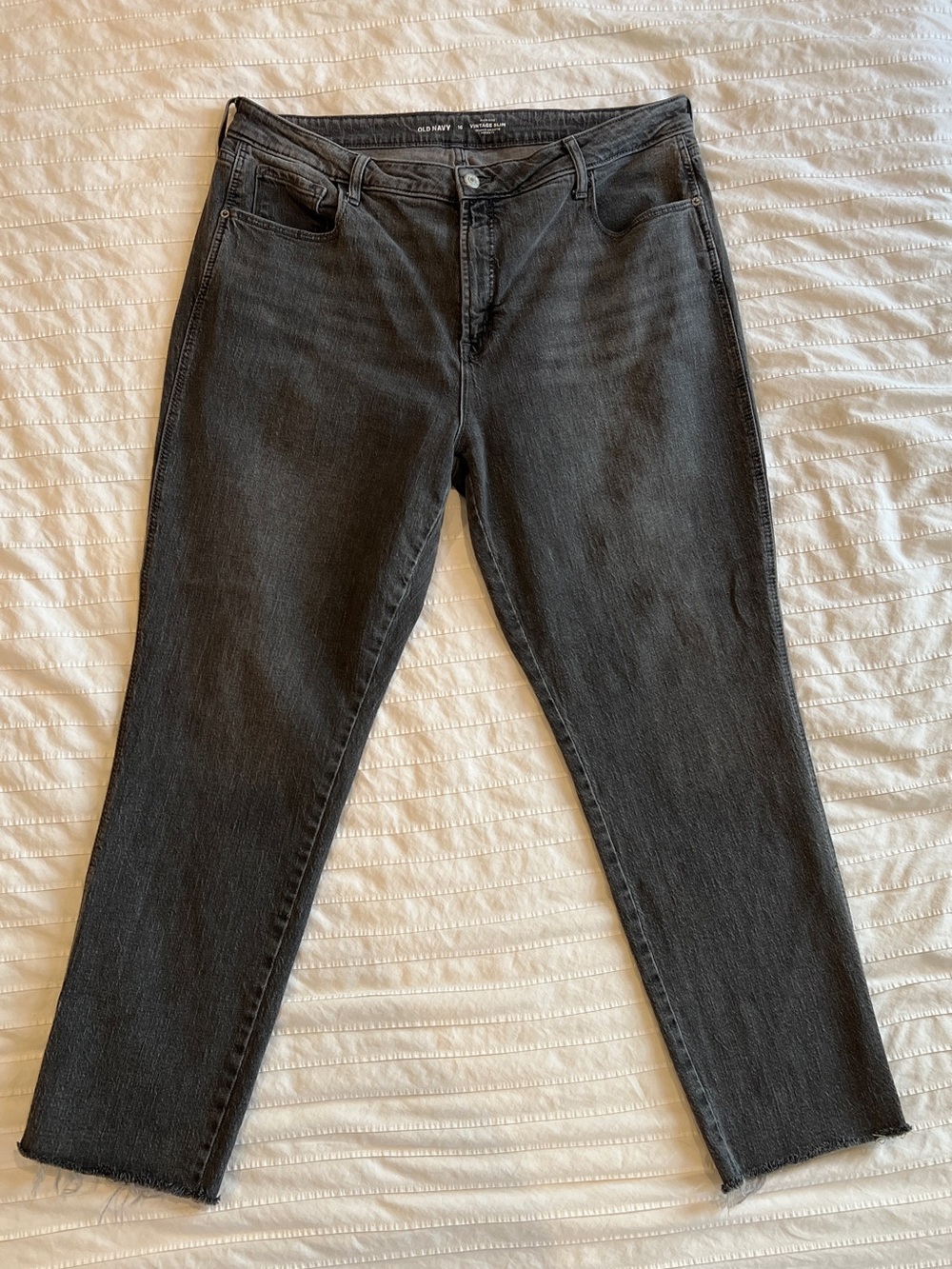 Old Navy Dark Gray Cropped Ankle Jeans